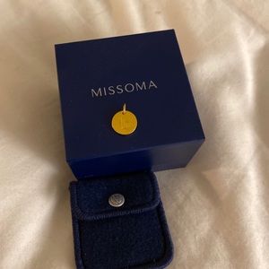 Missoma - L Initial pendant charm